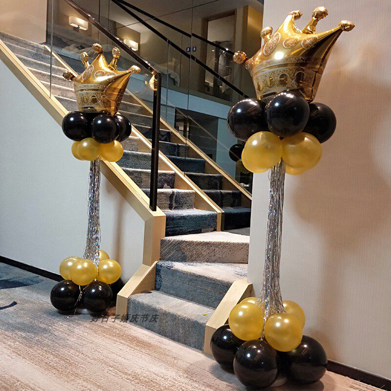 Netred wedding room balloon decorated wedding supplies children's birthday party baby decorated wedding layout column