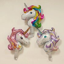 Large unicorn aluminum film balloon children adult birthday decoration party wedding room layout balloon