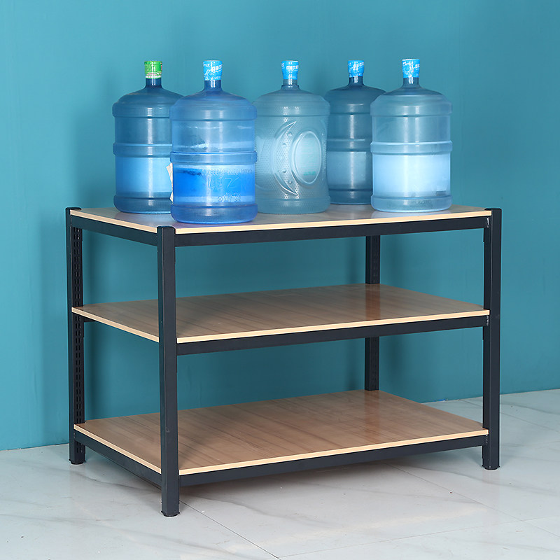 Supermarket Milk Shelving Shelves Gift Grain Oil Rice Noodle Dairies Shelving Promotion Desk Display Steel Wood Show Shelf