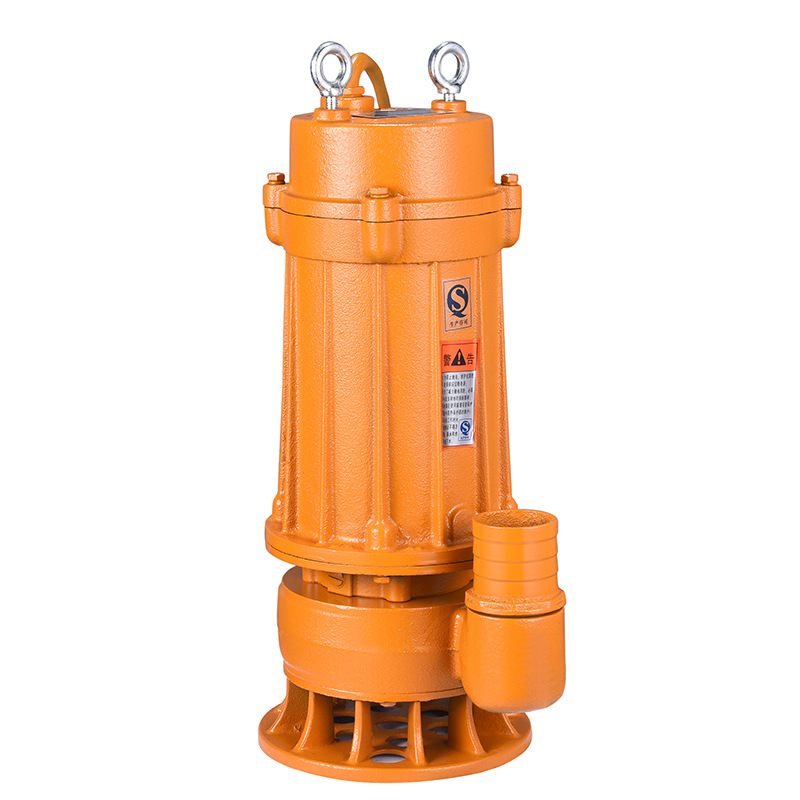 People's sewage sewage submersible pump large flow non-clogging sewage pump cast iron WQ submersible sewage pump agricultural