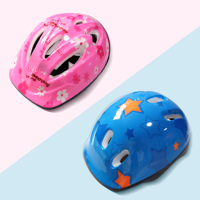 Child Helmet Sports Wheel Slip Protection Safety Helmet Electric Car Bike Toddler Boys Girls Balance Car Single Roof Armor