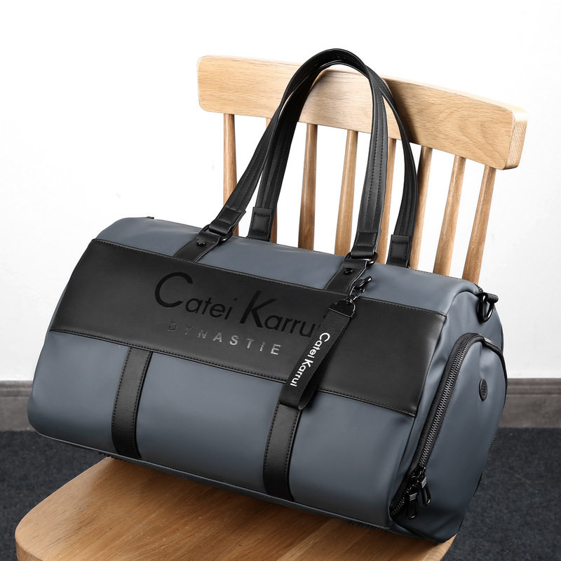 Light luxury dry and wet separation men's bag handbag short-distance travel bag men's Messenger fitness bag shoulder bag business bag