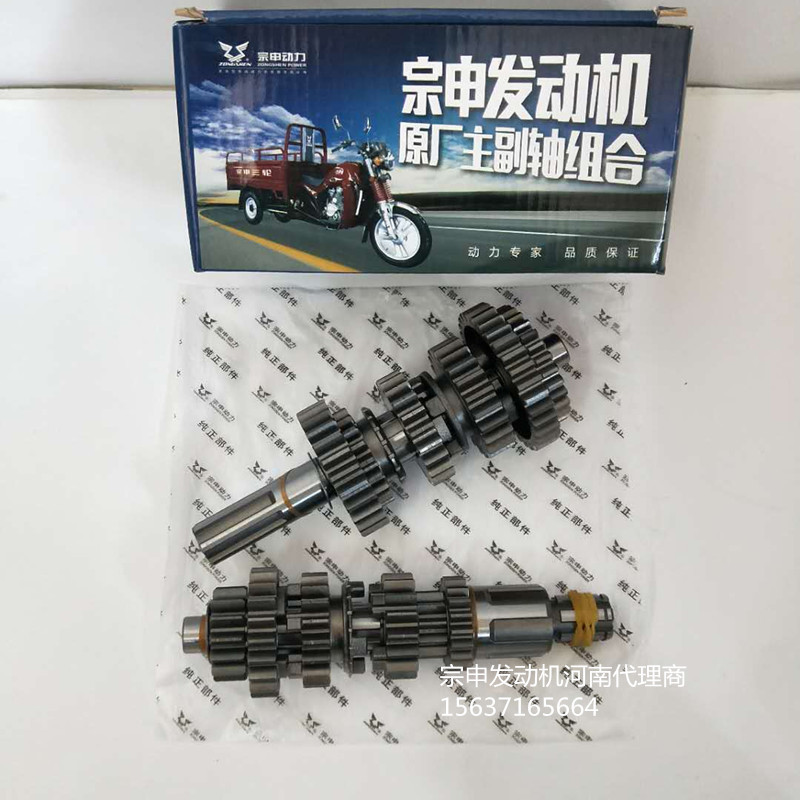 Zongshen Original Engine 110130150175200250300 Water-Cooled Tsunami Huanwei Main and Auxiliary Shaft Gears