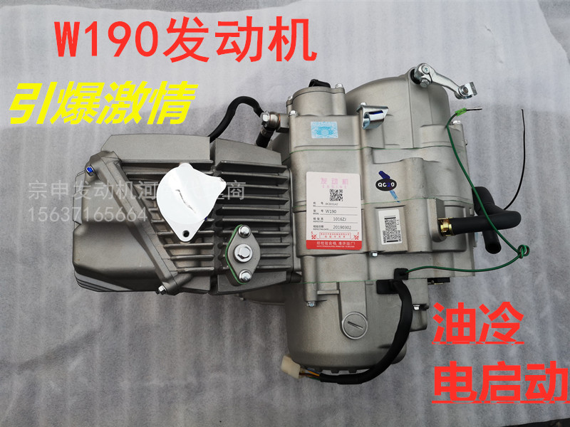 Zongshen W190 Horizontal Oil-Cooled Electric Start Five-Speed Transmission Off-Road Motorcycle Atv Go-Kart Engine