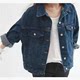 Denim jacket women's spring and autumn new Korean version loose and popular bf jacket student thin top thin all-match trend