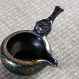 恬静生活 Черная гончарная боковая обрабатывает ярмарку ровную чашку керамической чайной церемонии кунг -фурты частей домашнего чая морского чая