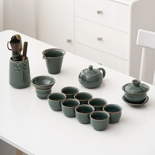 Чай, чайный сервиз, керамический комплект для домашнего использования для офиса, заварочный чайник, чайная чашка