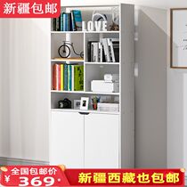 Xinjiang simple bookshelf simple shelf floor bedroom home storage multi-storey living room storage small bookcase