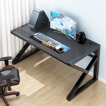 Xinjiang computer desk steel and wood desk reinforced home desktop writing desk learning table