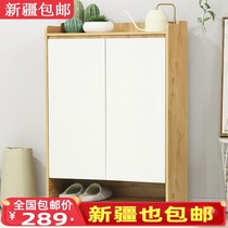 Xinjiang shoe cabinet shoe rack large capacity multi-function 1m height reinforced multi-layer dustproof Porch Locker double