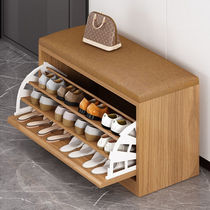 Xinjiang shoe stool home door shoe cabinet shoe sofa multifunctional shoe stool soft bag cushion can sit shoe frame