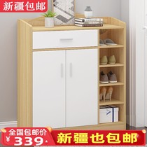 Xinjiang shoe cabinet shoe rack large capacity multi-function 0 8m height reinforced multi-layer dust-proof Porch Locker
