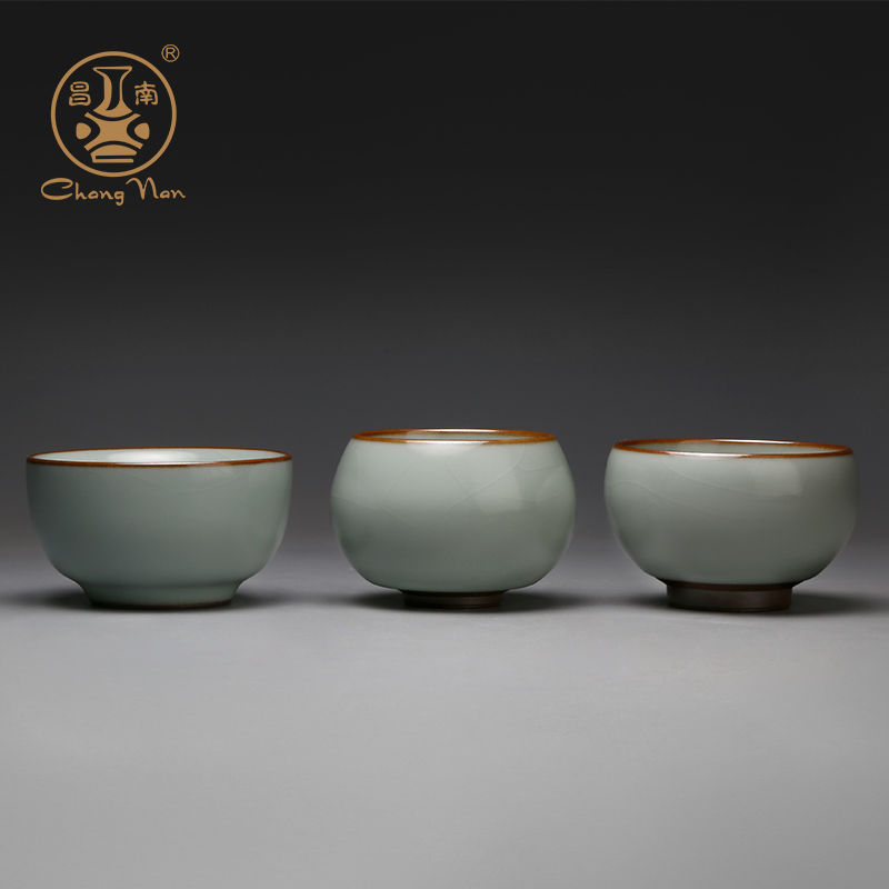 Chang south master cup sample tea cup jingdezhen ceramic tea set ice to crack open the slice your up single kung fu tea cups you China cups