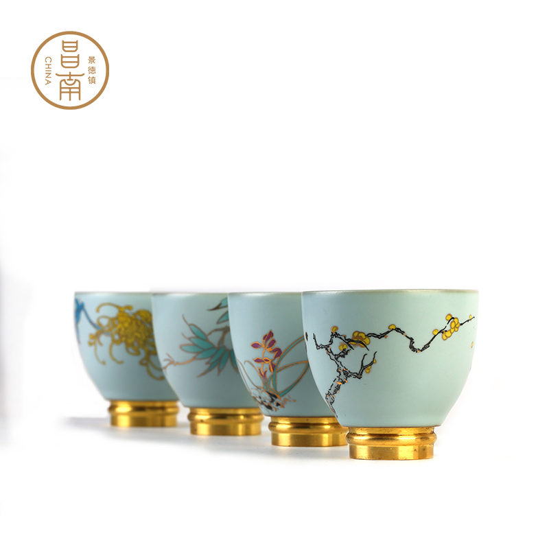 Chang nan kung fu tea by patterns of ice crack tea sample tea cup your up jingdezhen ceramics slicing kung fu tea cups