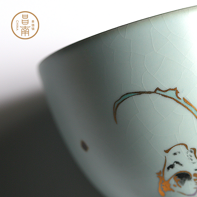 Chang nan kung fu tea by patterns of ice crack tea sample tea cup your up jingdezhen ceramics slicing kung fu tea cups