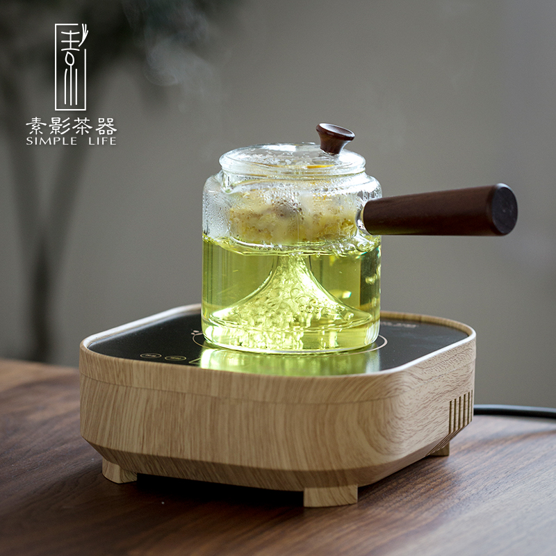 Plain film of household electricity TaoLu tea stove to boil tea tea ware mini induction cooker small ceramic kettle light wave stove