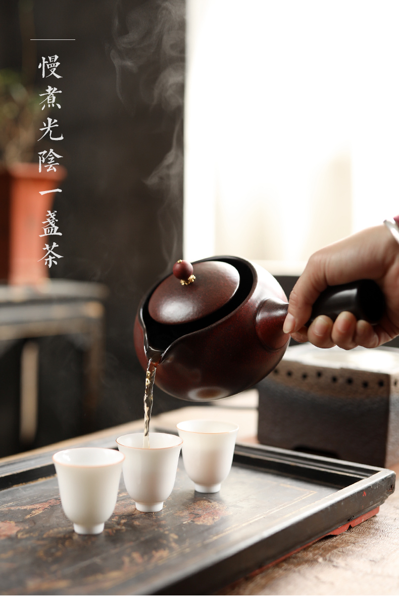 Plain film dry electric TaoLu boiling pot of primitive simplicity tea GuTao reactive kettle with tea - the beauty of silence