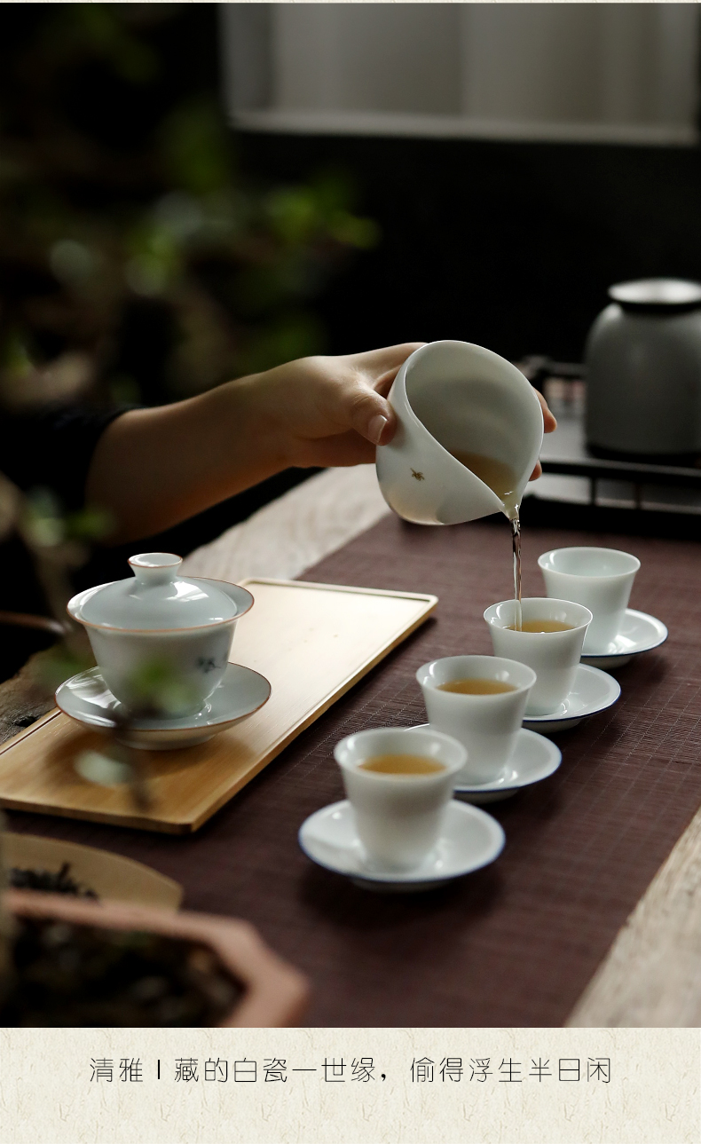 Plain film elegant by patterns ceramic fair keller points of tea ware and tea cups device fittings of white porcelain tea set
