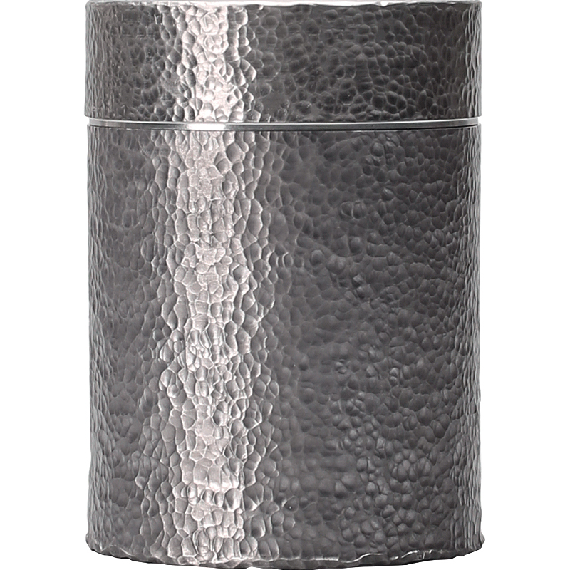 Plain film classic hammer tin trumpet caddy fixings checking metal wake receives a portable tea warehouse sealed jar