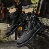 Martens, рабочие износостойкие спортивные высокие сапоги в английском стиле, в британском стиле