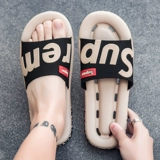 Мужские летние трендовые пляжные тапочки, модные дышащие слайдеры для отдыха, сандалии