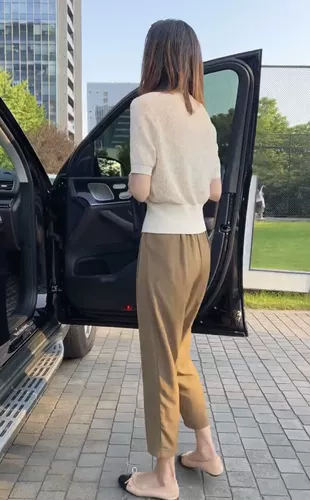 Трикотажный летний кардиган, тонкая футболка, короткий рукав, V-образный вырез, оверсайз, свободный крой