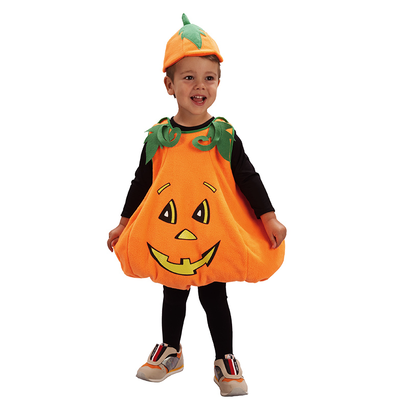 Halloween children's clothing pumpkin role plays make-up stage show stardress princess pumpkin for boys and girls