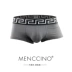 MENCCINO Quần lót nam Boxer Quần nam Cotton Trẻ gợi cảm Thoải mái Đồ lót thoáng khí Quần nam