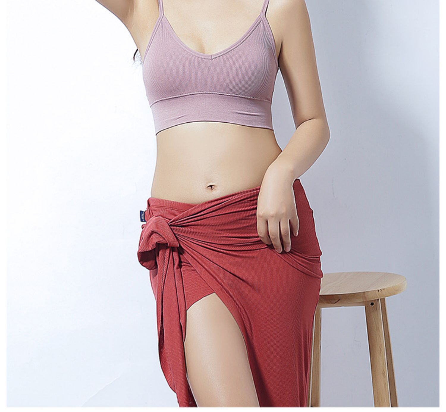 Tuyệt đẹp solo 2019 hè mới múa bụng váy nữ quai ngang áo quàng hông gợi cảm - Khiêu vũ / Thể dục nhịp điệu / Thể dục dụng cụ đồ nhảy dancesport