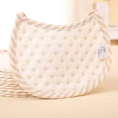 Neonatal saliva bag cotton baby waterproof small bib color cotton lace bib autumn and winter baby half circle mouth towel