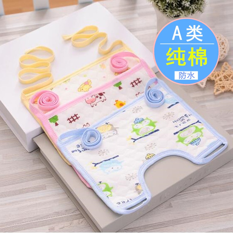 Baby saliva towel Cotton square anti-spit milk strap bib Eating bib Waterproof autumn and winter cotton newborn baby bib