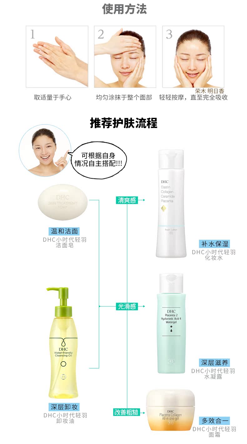 DHC [gói ngoại quan * 2 lần mua] kem nhỏ lông nhẹ kỷ nguyên 100g kem dưỡng ẩm làm đẹp tinh chất - Kem dưỡng da cấp ẩm cho da khô
