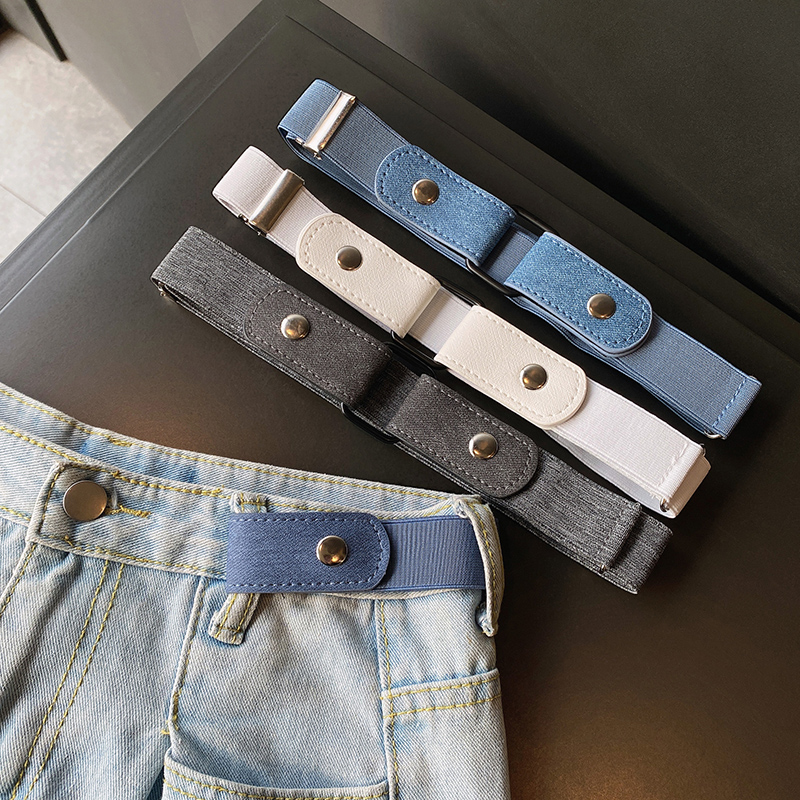 Lazy belt men's trousers waist tightening waist artifact invisible elastic elastic belt men's jeans all-match belt