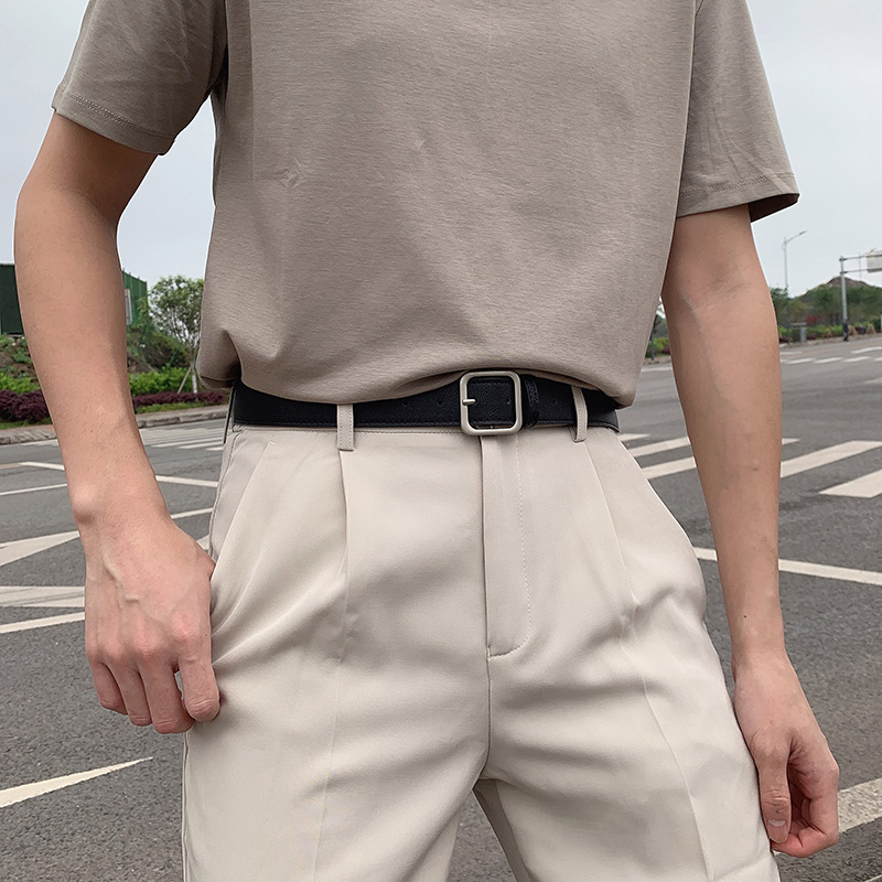 Belt Women Decorative Jeans New Han Edition Retro Young Man Student Needle Buttons Casual Ins Craze Men's Belt