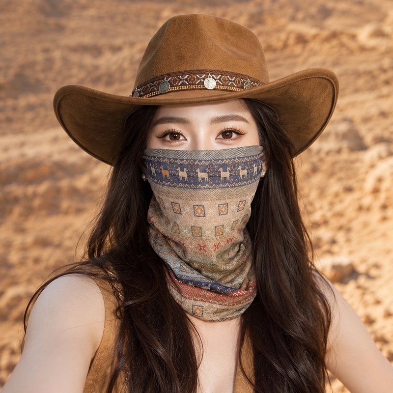 Northwest Sun Protection Mask for Women 2026 New Summer Outdoor Desert Travel Neck Protection Scarf Sunshade Fisherman Hat Veil Northwest Sun Protection Mask for Women 2026 New Summer Outdoor Desert Travel Neck Protection Scarf Sunshade Fisherman Hat Veil