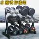 Household and Commercial Three-Layer Double-Layer Dumbbell Rack, Barbell Rack, Storage Rack, Kettlebell Rack, Adjustable Multi-Functional Storage Rack