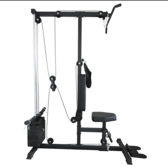 Single Pad, Double Pad, High-Low Pull-Up Single Station Comprehensive Training Device, Home Fitness Equipment, Upgraded Weighted Version, Combination Fitness Equipment