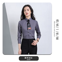 Женщина 9168 темно -серая рубашка