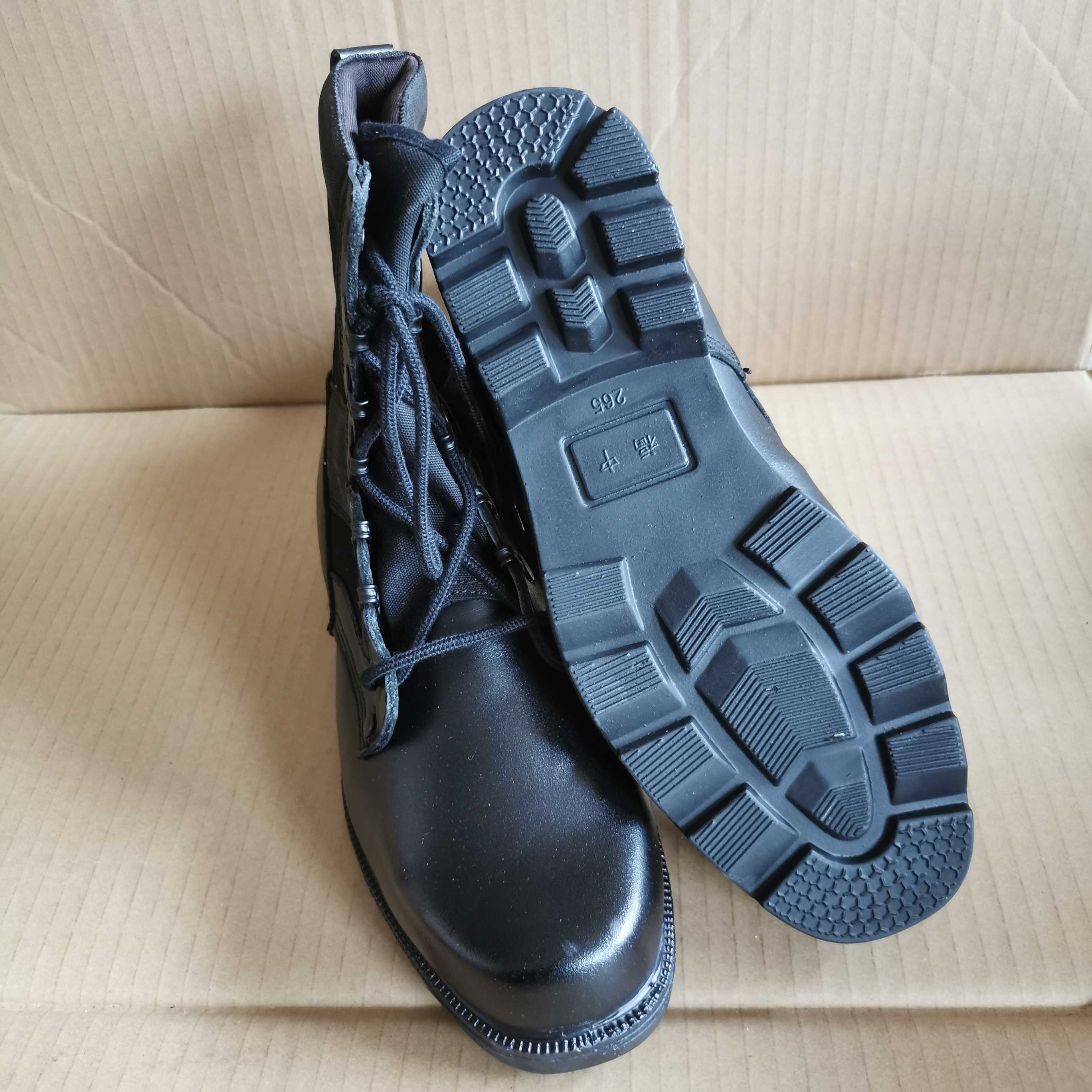 Fuzhong factory classic old-fashioned head pierpike Kefla anti-puncture high gang men's boots with defective special treatment