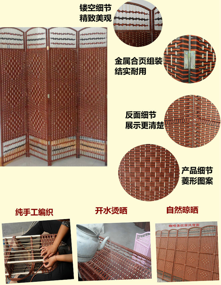 Có thể tháo rời màn hình gấp vách ngăn phòng khách đơn giản phòng ngủ đẩy kéo kính thiên văn kinh tế đa chức năng màn hình gập - Màn hình / Cửa sổ vách ngăn bằng gỗ