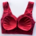 Đỏ không thép vòng mỏng ngủ bra nữ yoga gợi cảm làm đẹp trở lại điều chỉnh thu thập đồ lót vest