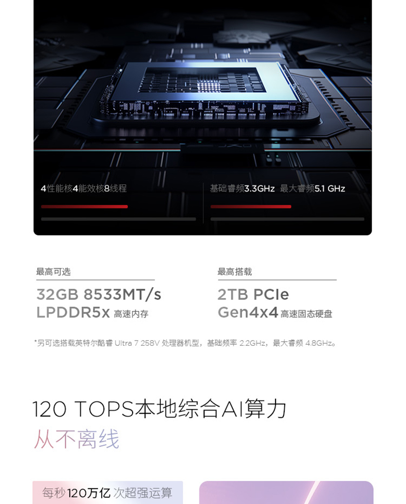 ThinkPad X9 Aura 酷睿 Ultra7 精英商务本 AI元启版 74CD插图27