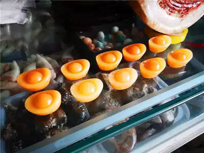 Natural rice yellow jade cornucopia Feng Shui decoration Yuanbao decoration wine cabinet home decoration gathering wealth gathering popularity