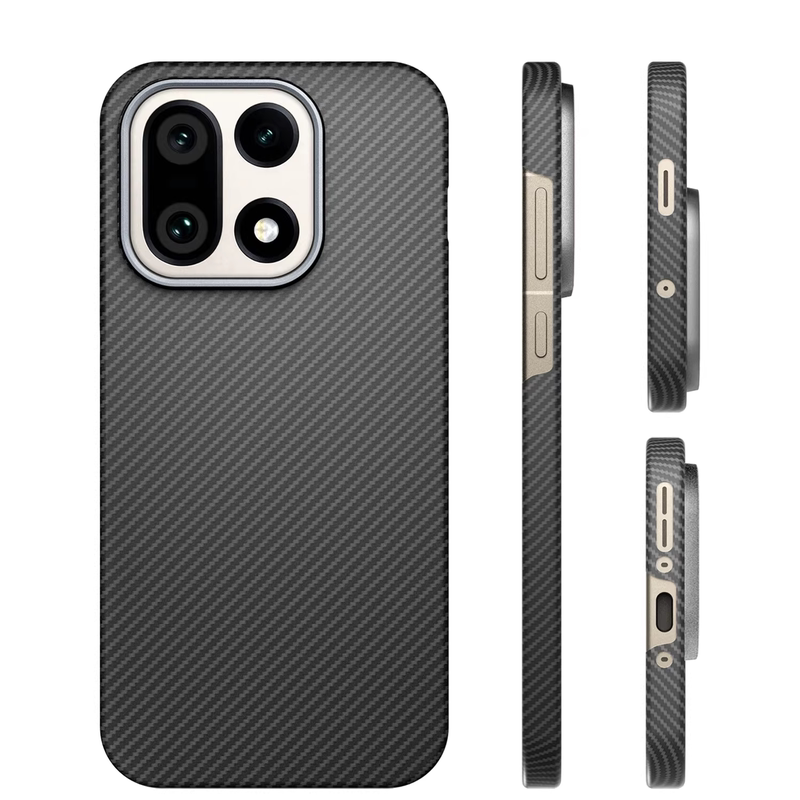 Suitable for Oneplus1+15T Kevlar Phone Case, Carbon Fiber Magnetic Suction, Lightweight Oneplus 15t Business Trendy Heat Dissipation, Factory Direct Sale, Aramid Fiber Ultra-Thin Full-Cover Phone Case