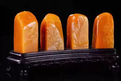 The stone ornaments of the northern part of Laos, the yellow seal, the Dragon Seal, the game, the fine engraving, the collection of gifts