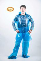 Disposable raincoat adult split set rain pants rafting children men and women full body waterproof outdoor hiking