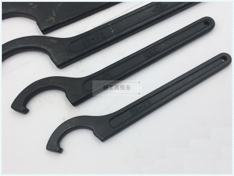 Crescent hook head wrench 22-26 34-36 38-42 38-42 55-62 55-62 55-62 68-72 78-85-Taobao