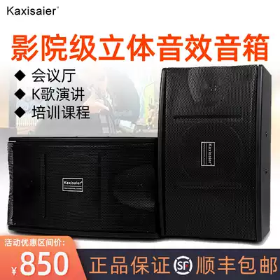 Kaxisaier SK10 professional audio 10 inch conference speaker hoisting floor-to-ceiling speaker card bag small and medium meeting room KTV bar multimedia public address ten inch wall speaker