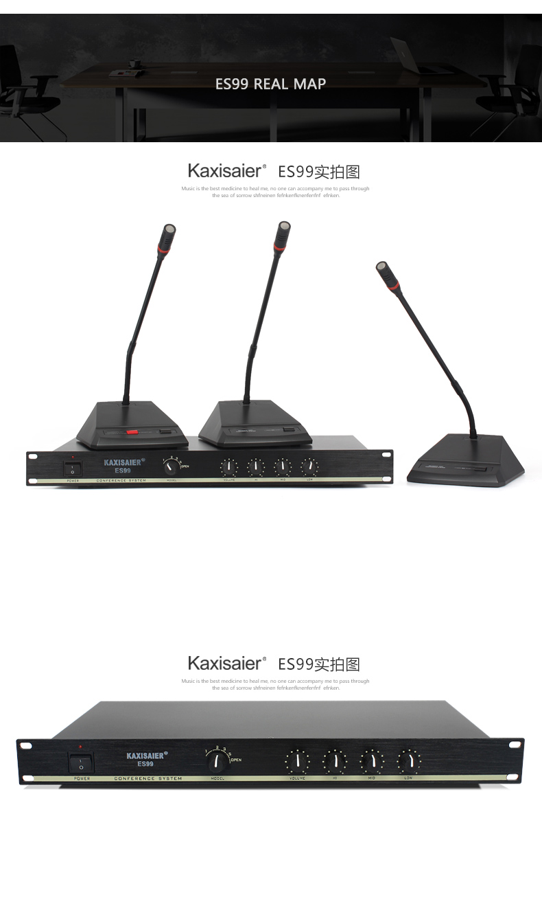 mic karaoke mini KAXISAIER ES99 có dây cầm tay trong hệ thống hội nghị ngưng tụ micro lõi cổ ngỗng micro hội nghị giá micro không dây shure
