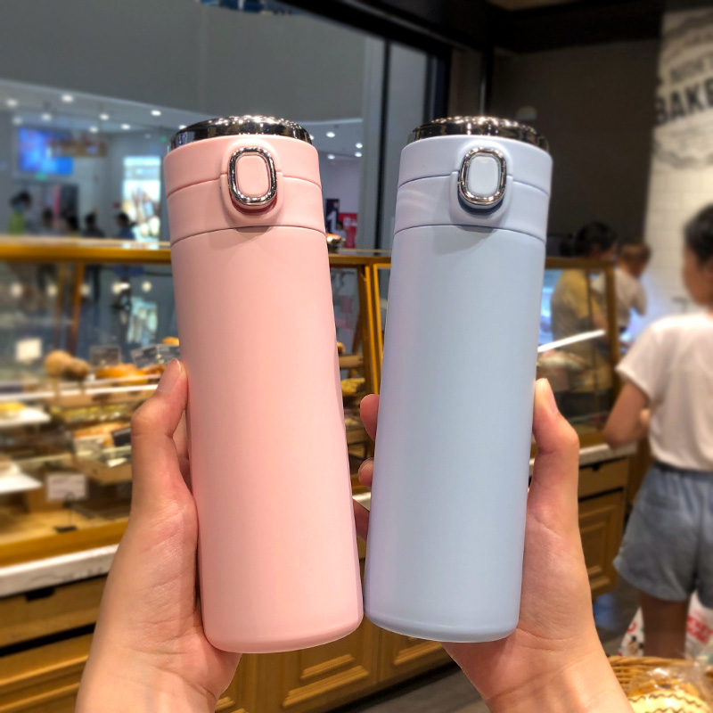 Korean ins simple sense of warm cup creative personality trend cup Student portable men and women fresh cup